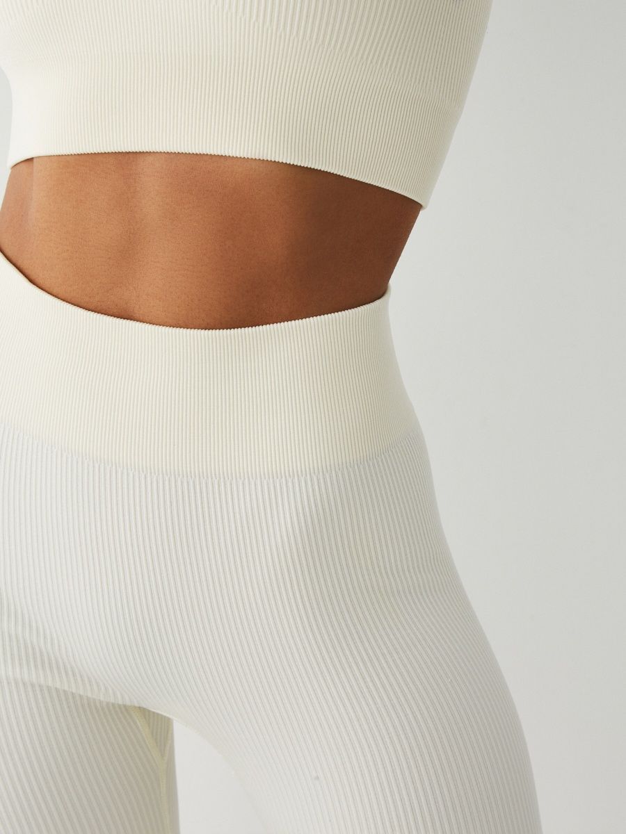 Langes Set - FitBasic - Weiß - Schlussverkauf