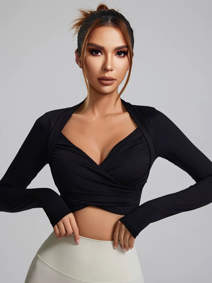 Long Sleeve T-shirt - Integrated bra - Lola
