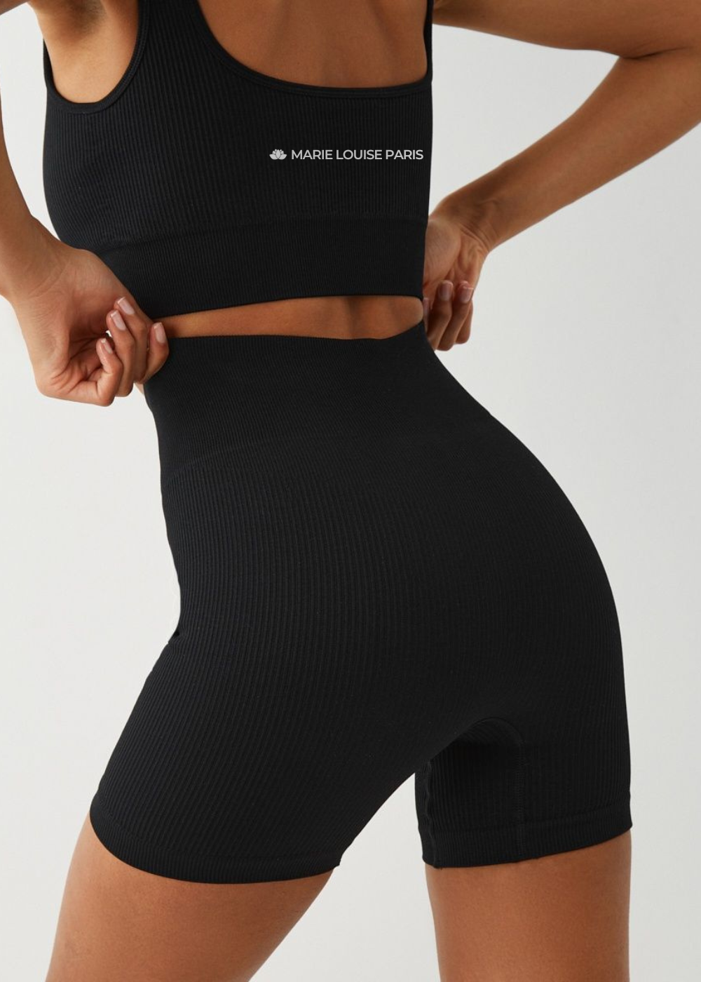 Biker Set - FitBasic - Black 2.0 - Final Sale