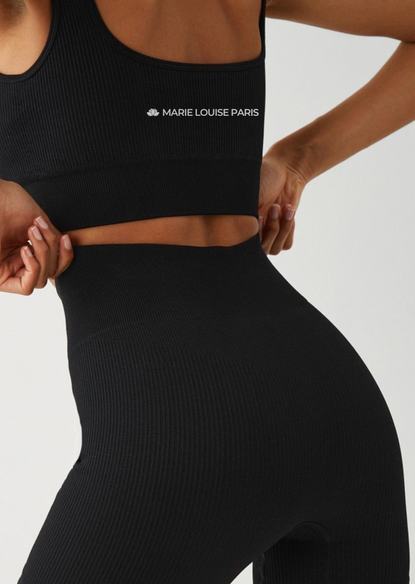 Ensemble Long - FitBasic - Noir - Vente Finale