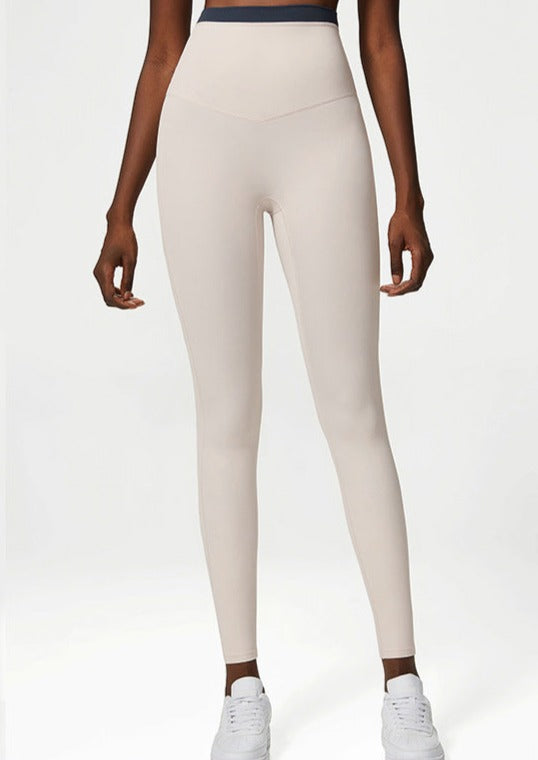 Legging Seamless™ Hautfarbener Taillenbund