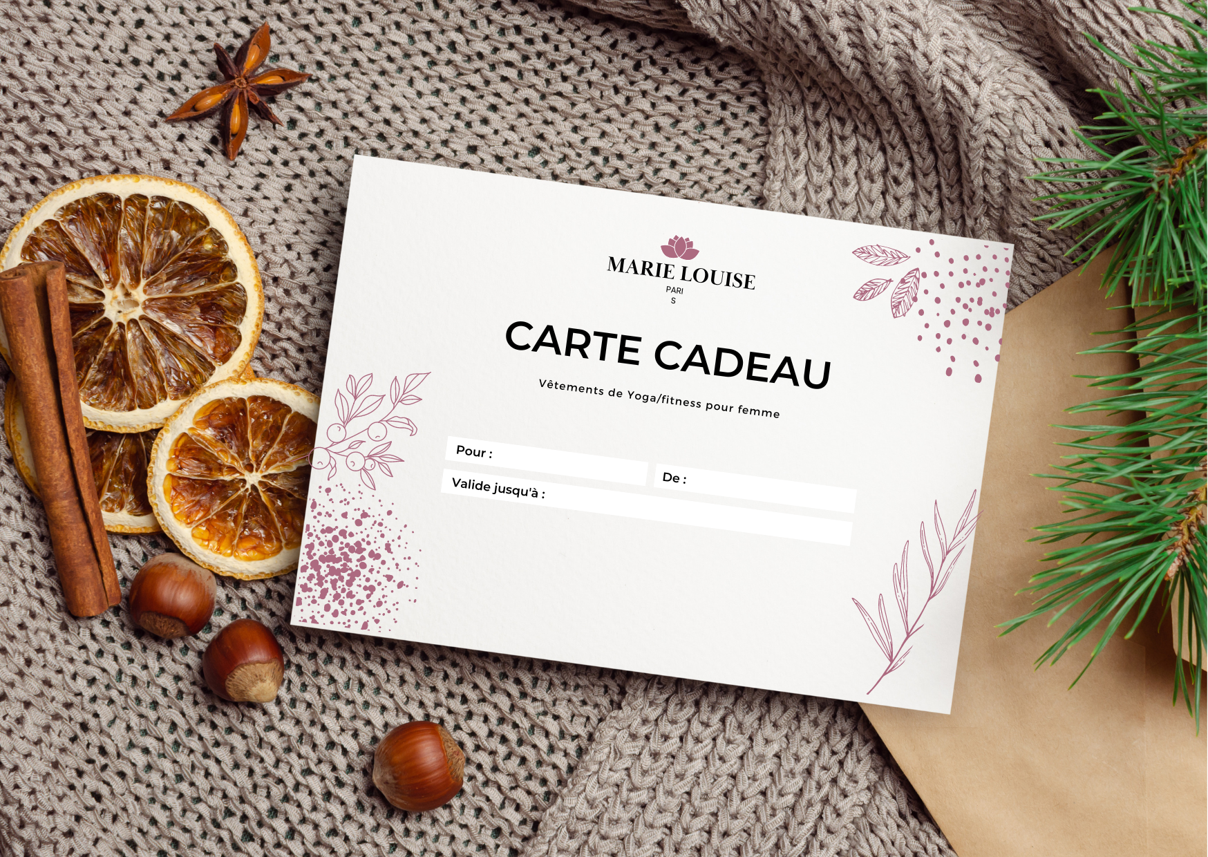 Carte Cadeau Marie Louise Paris 150€