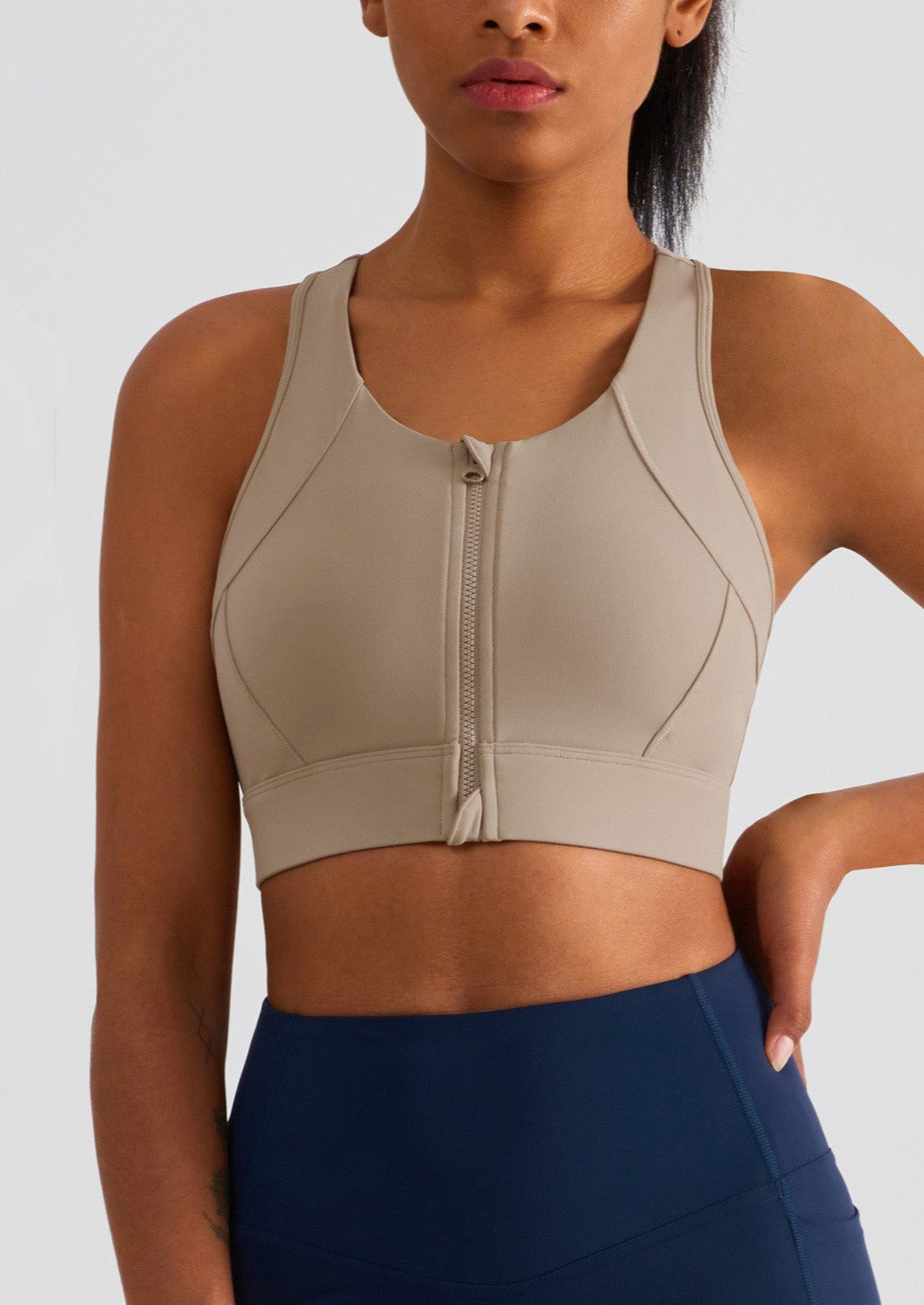 Brassière Seamless™ avec fermeture éclair