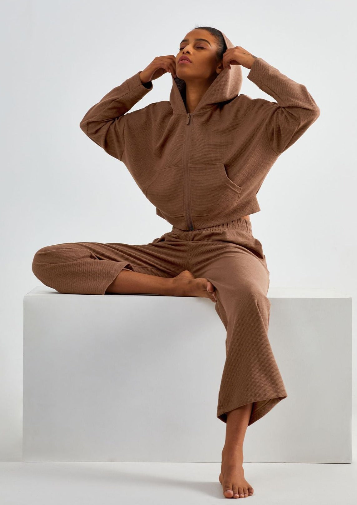 Sweat - Lola - Fermeture zippé - Gaufré