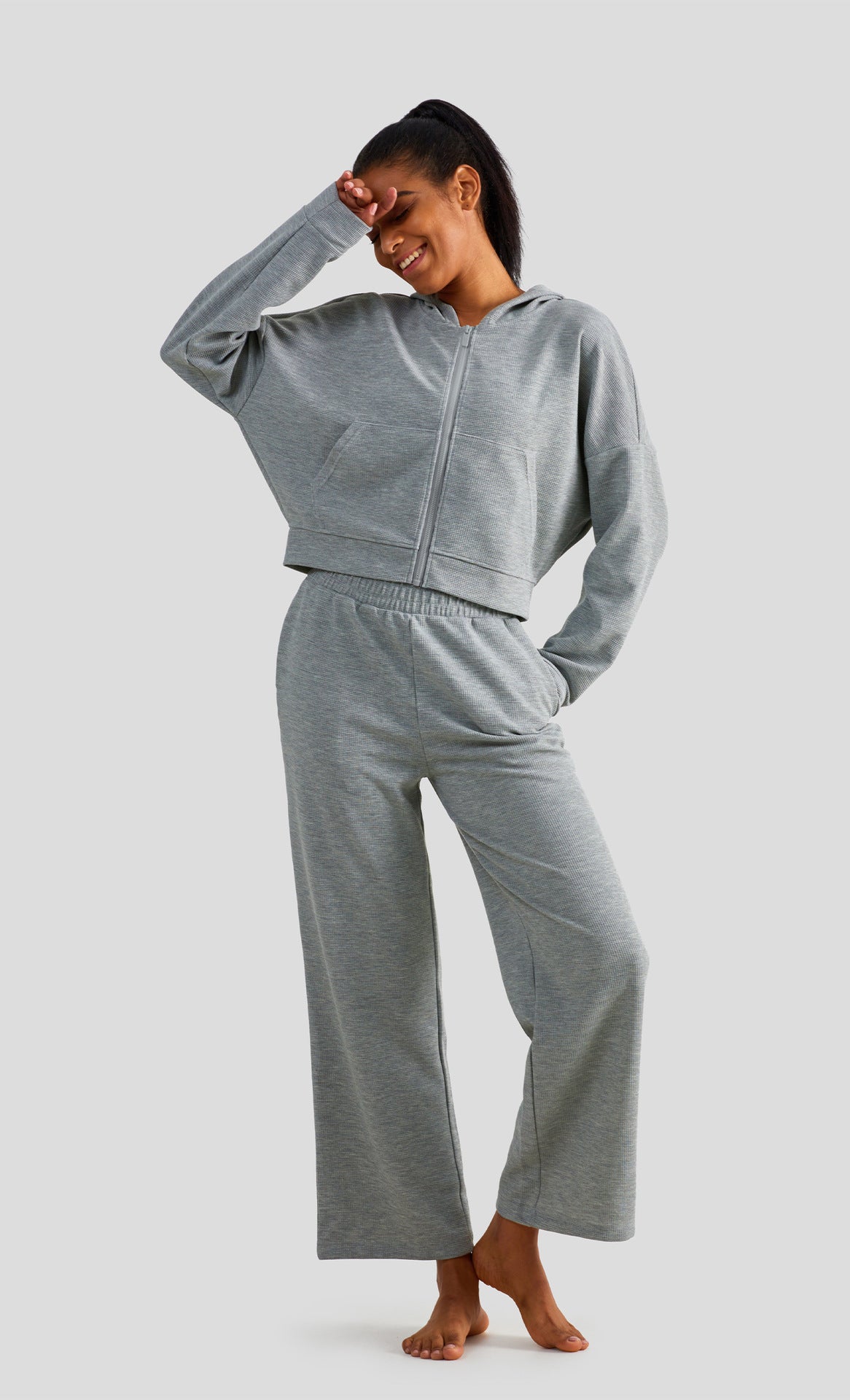 Sweat - Lola - Fermeture zippé - Gaufré