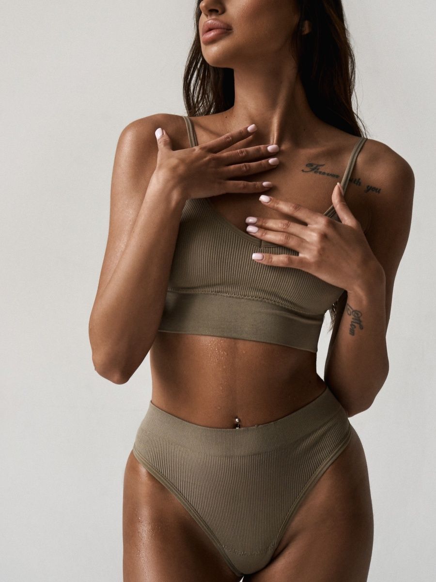 Underwear set - absolute comfort - Khaki - Marie
