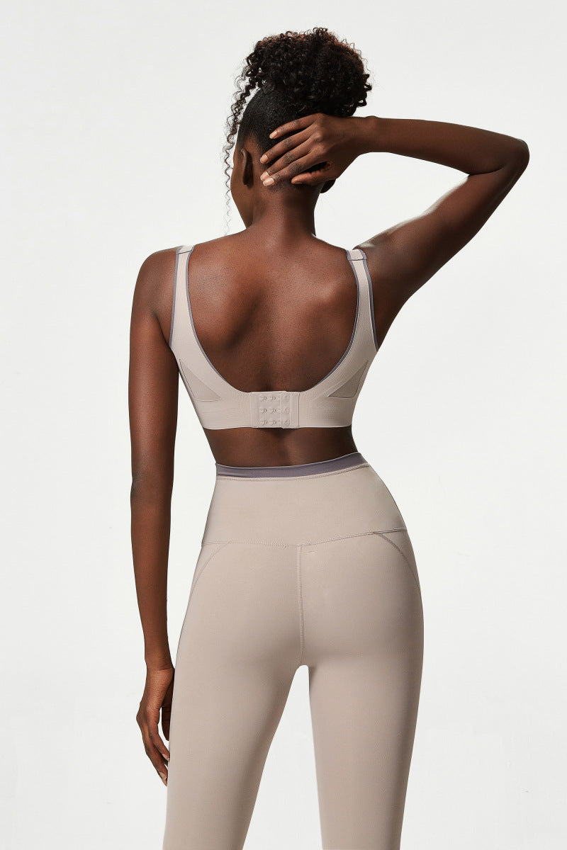 Seamless™ Hautfarbenes Set mit hoher Taille