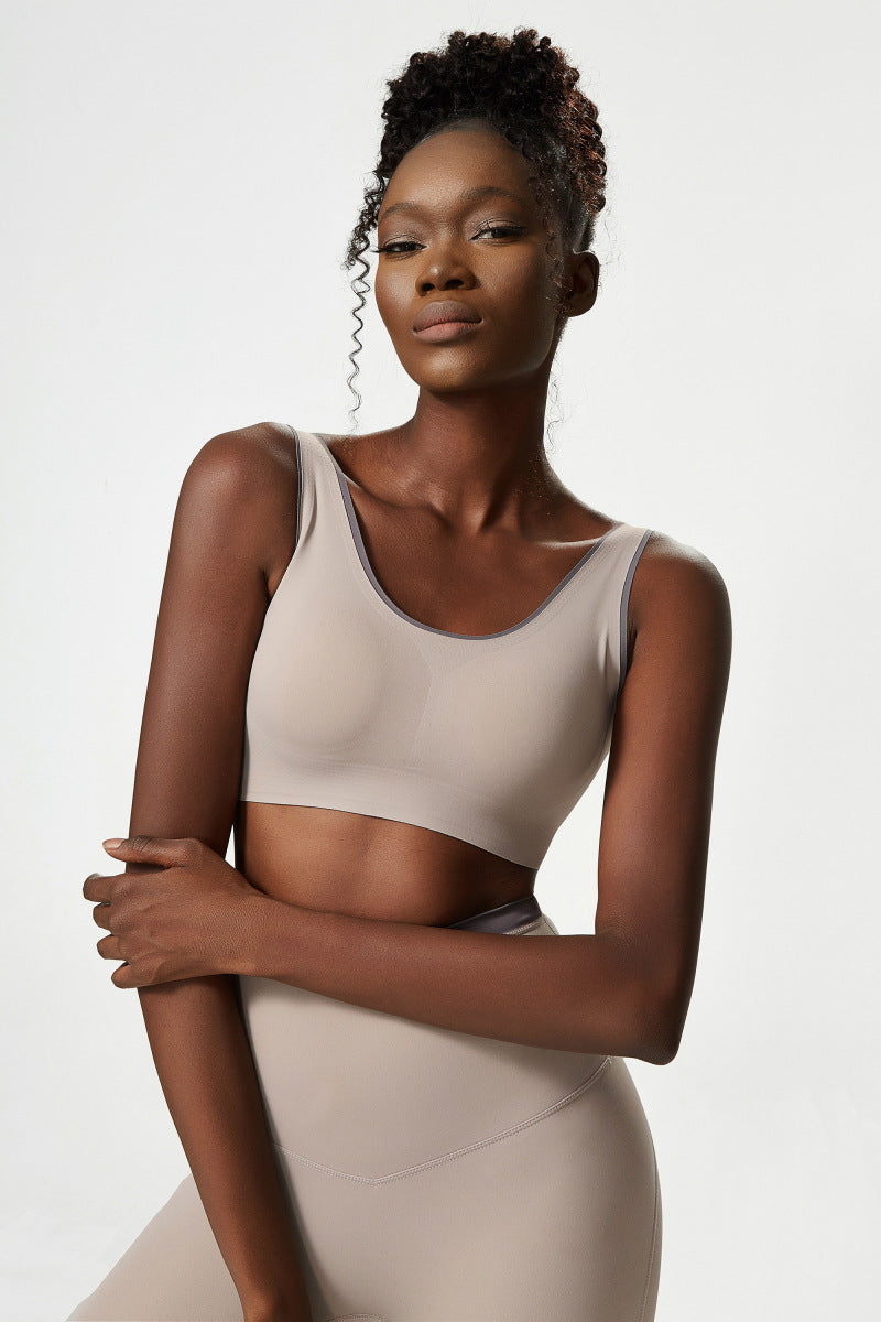 Seamless™ Hautfarbenes Set mit hoher Taille