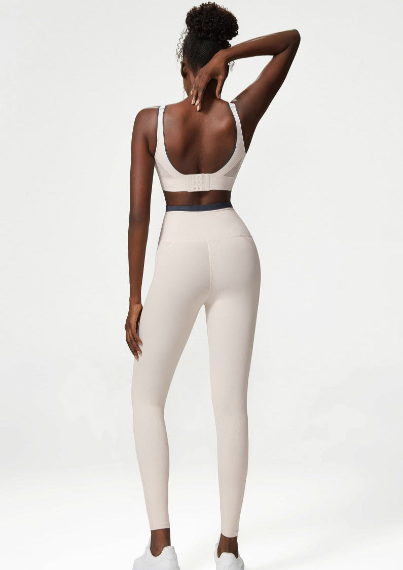 Seamless™ Hautfarbenes Set mit hoher Taille