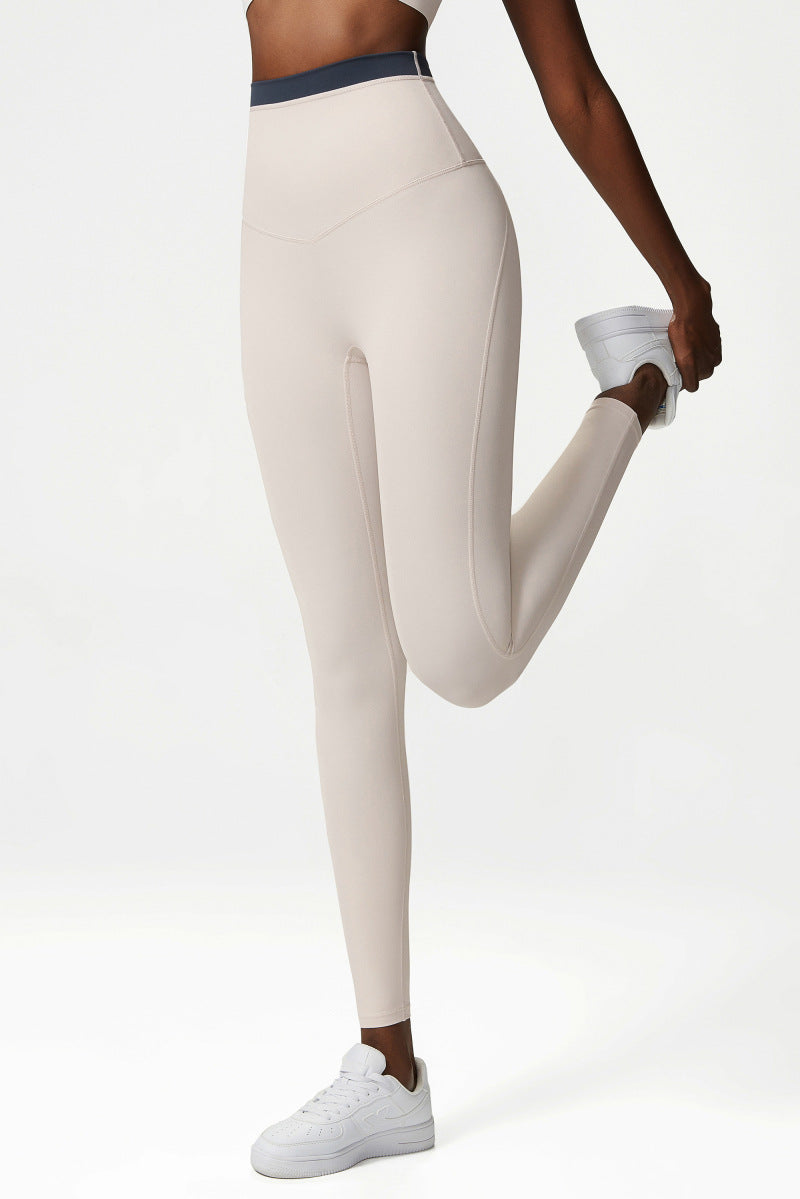 Seamless™ Hautfarbenes Set mit hoher Taille