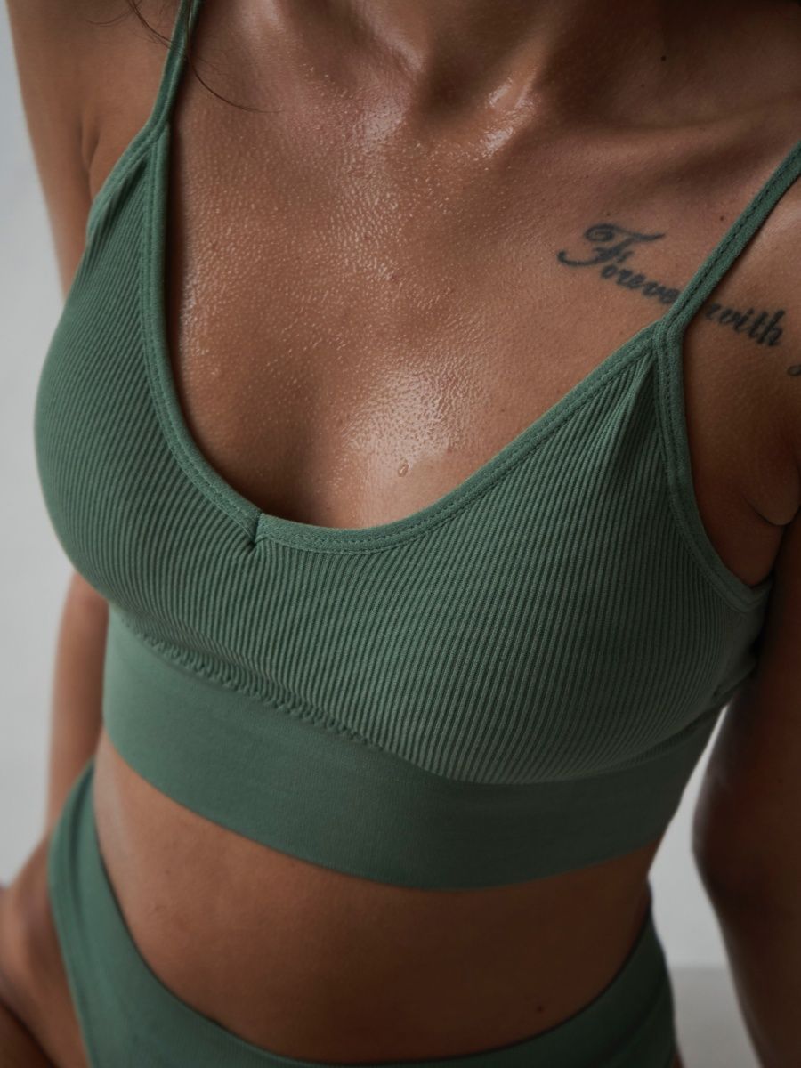 Underwear set - absolute comfort - Green - Marie
